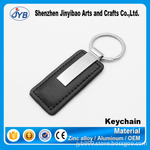 custom cars brand luxury leather keychain high quality car logo keyrings